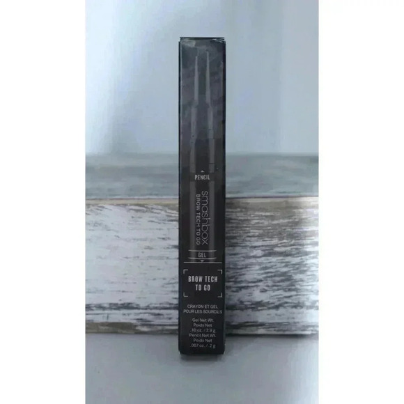 SMASHBOX BROW TECH TO GO PENCIL GEL DARK BROWN NEW in 0.10 OZ - Picture 10 of 10